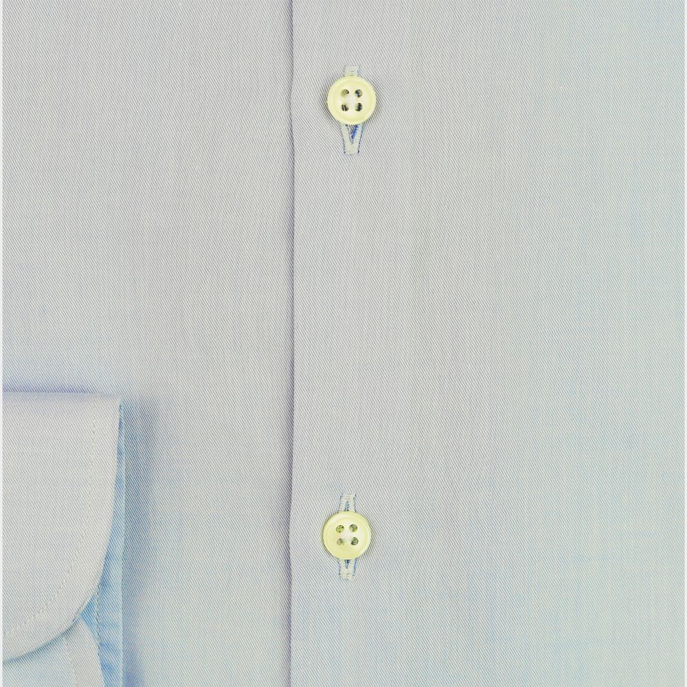Bagutta light blue cotton shirt for men